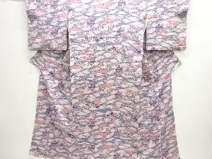 大正ロマン　家屋模様着物